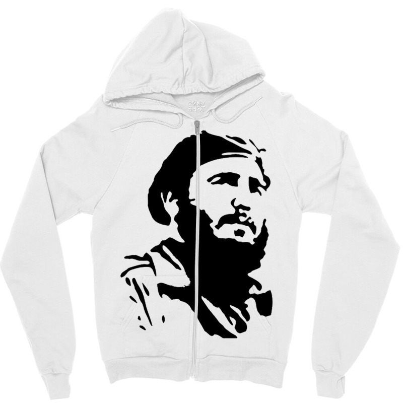 Fidel Castro Cuba Revolution (2) Zipper Hoodie by nbobatiga | Artistshot