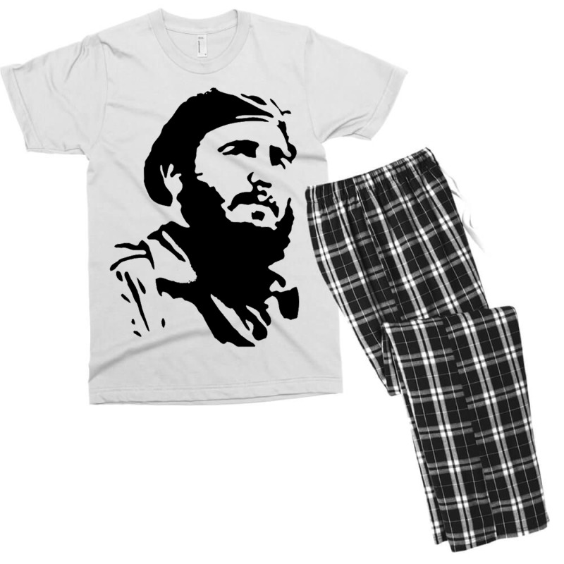 Fidel Castro Cuba Revolution (2) Men's T-shirt Pajama Set by nbobatiga | Artistshot