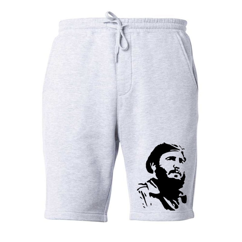 Fidel Castro Cuba Revolution (2) Fleece Short by nbobatiga | Artistshot