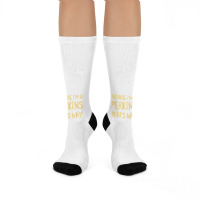 Because I'm A Perkins Personalized Custom Customized Crew Socks | Artistshot