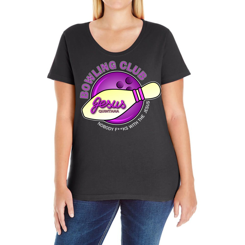 Bowling Club Ladies Curvy T-Shirt by Karlangas | Artistshot