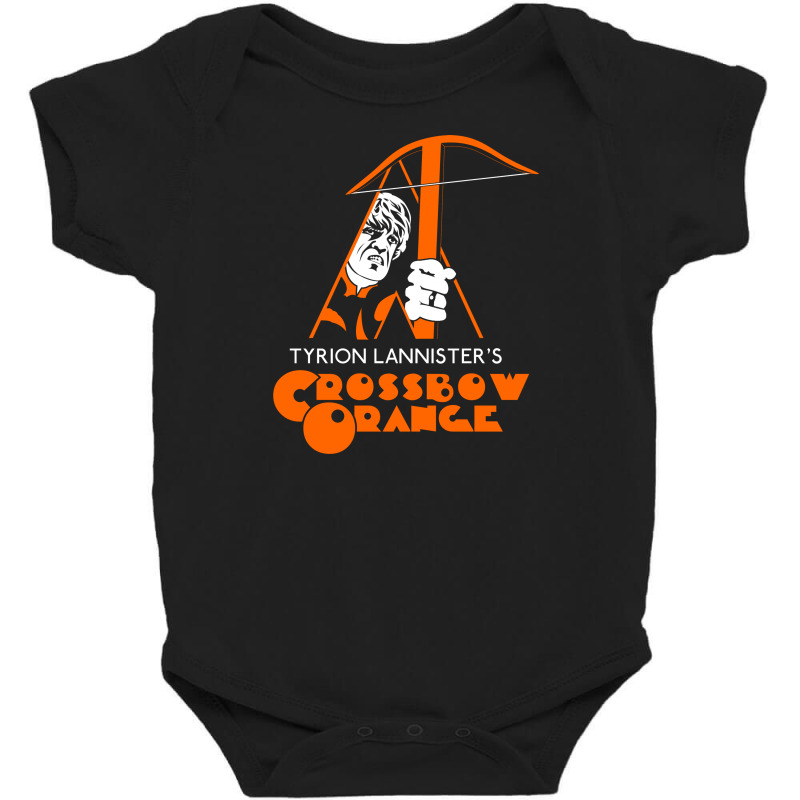 Crossbow Orange Baby Bodysuit by Karlangas | Artistshot