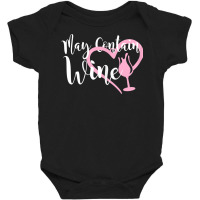 Womens May Contain Wine Shirt Women Oenophile Winemaker Gift Idea T Sh Baby Bodysuit | Artistshot