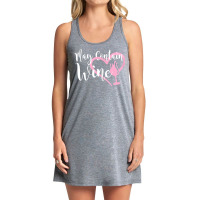 Womens May Contain Wine Shirt Women Oenophile Winemaker Gift Idea T Sh Tank Dress | Artistshot