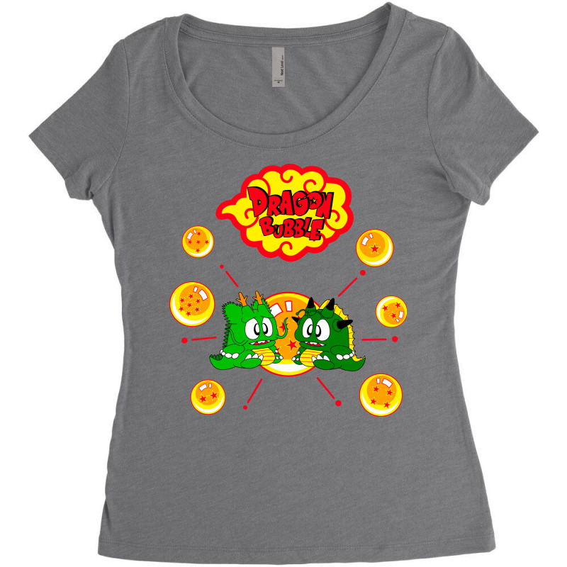 Dragon Bubble Women's Triblend Scoop T-shirt by Karlangas | Artistshot