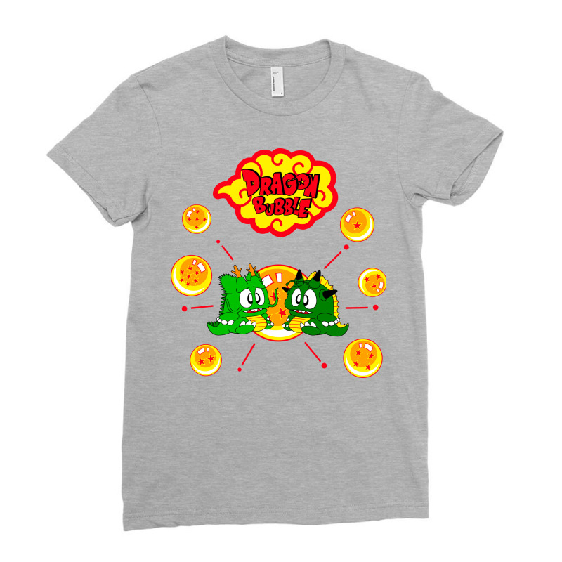 Dragon Bubble Ladies Fitted T-Shirt by Karlangas | Artistshot