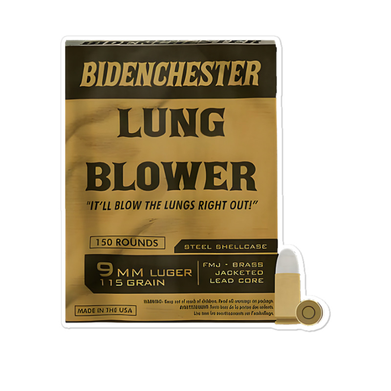 Bidenchester Lung Blower It'll Blow The Lings Right Out Tank Top Sticker | Artistshot