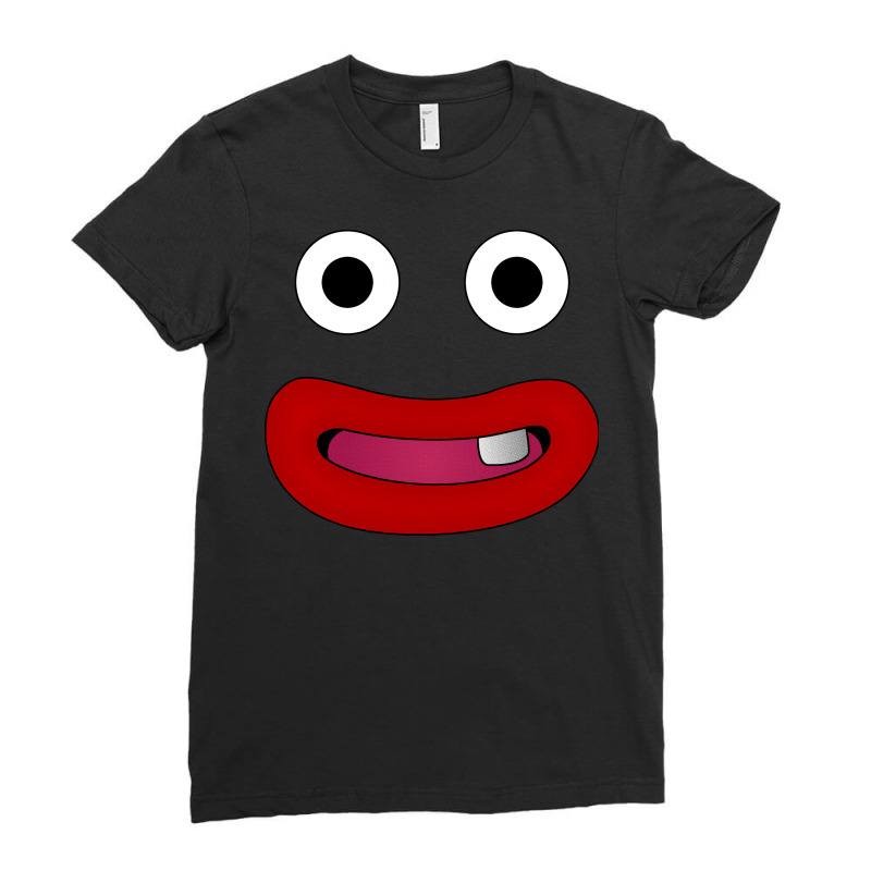 Face Smiling Ladies Fitted T-Shirt by Karlangas | Artistshot