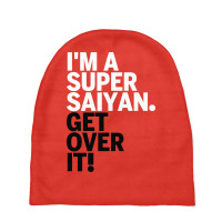 Get Over It Saiyan Baby Beanies | Artistshot