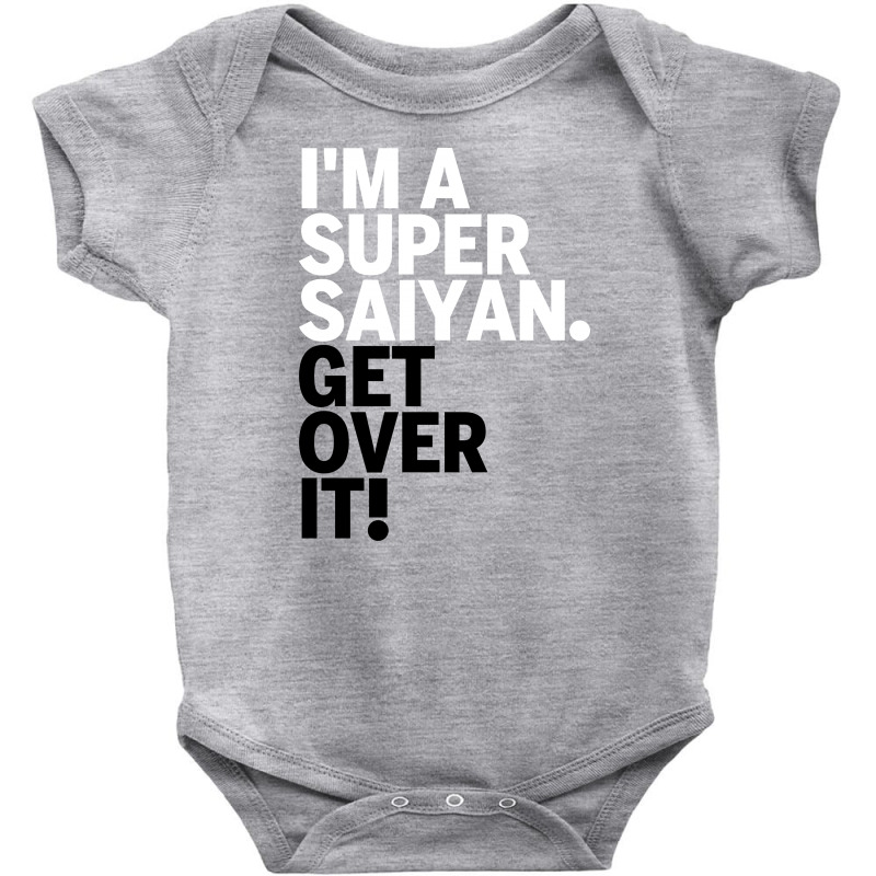 Get Over It Saiyan Baby Bodysuit by Karlangas | Artistshot