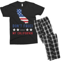 Don't Fauci My California Usa Flag Patriotic American Map T Shirt Men's T-shirt Pajama Set | Artistshot