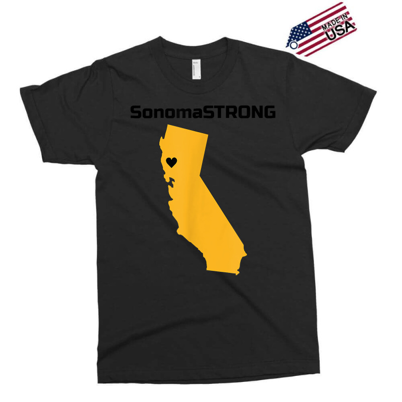 Support Sonoma Strong California State Heart Love T Shirt Exclusive T-shirt by rainandehay | Artistshot