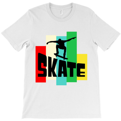 Skate Skateboard Skating Skateboarder T-shirt Designed By Winda Amelia
