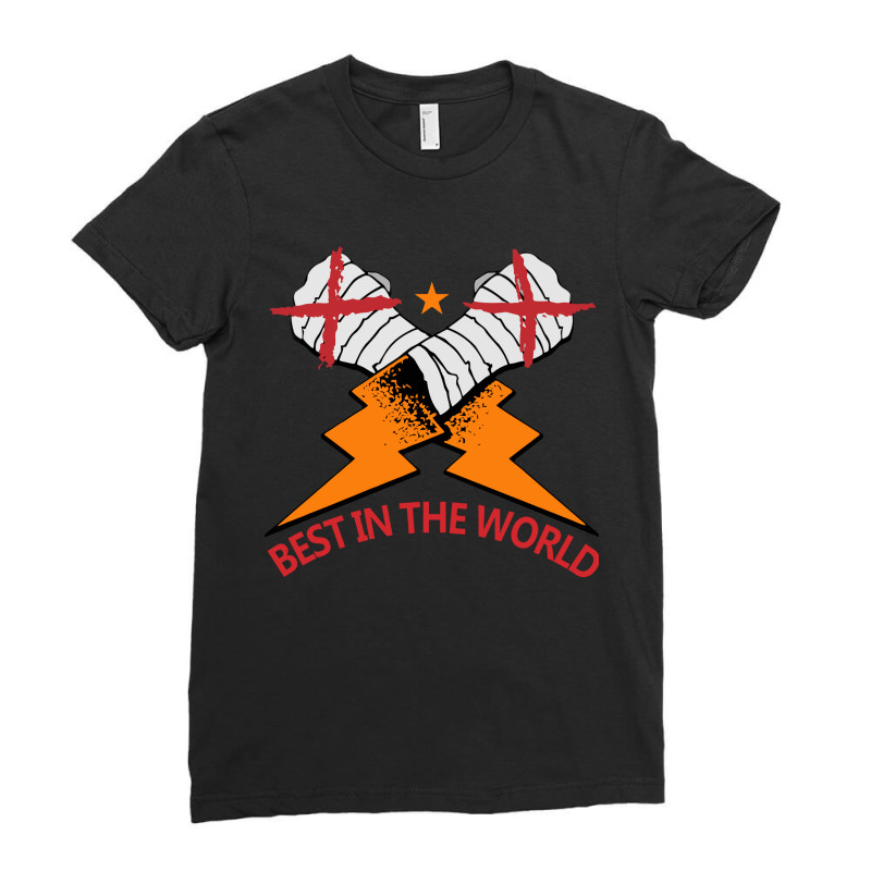 Best In The World Ladies Fitted T-Shirt by Bertaria | Artistshot