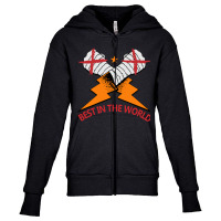 Best In The World Youth Zipper Hoodie | Artistshot