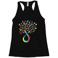 Accept Understand Love Flower Autism Awareness Day Racerback Tank | Artistshot