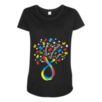 Accept Understand Love Flower Autism Awareness Day Maternity Scoop Neck T-shirt | Artistshot