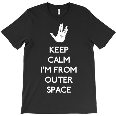 Keep Outer Space T-shirt Designed By Karlmisetas