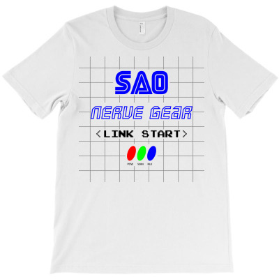Link Start T-shirt Designed By Karlmisetas