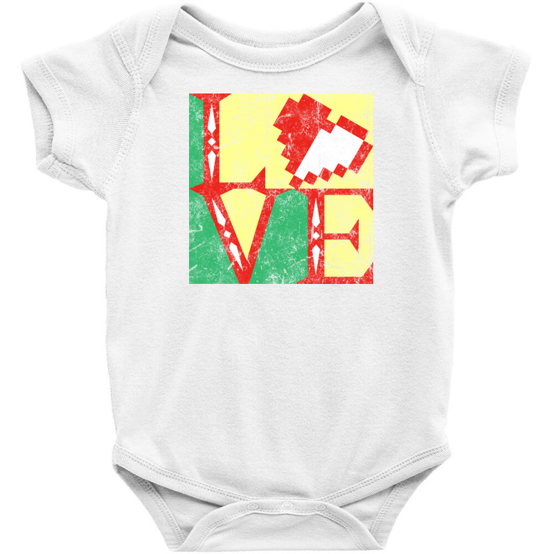 Link's Heart Baby Bodysuit by Karlangas | Artistshot