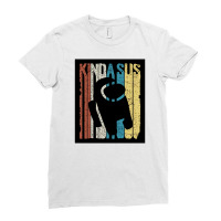 Kinda Sus Ladies Fitted T-shirt | Artistshot