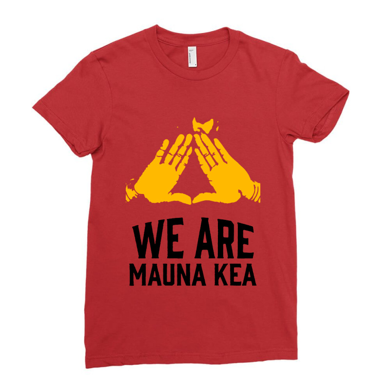 Mauna Kea Ladies Fitted T-Shirt by meghan irwandi | Artistshot