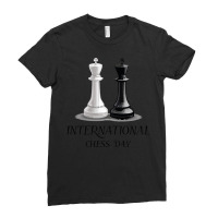 Chess Lover Gift T  Shirt International Chess Day Ladies Fitted T-shirt | Artistshot