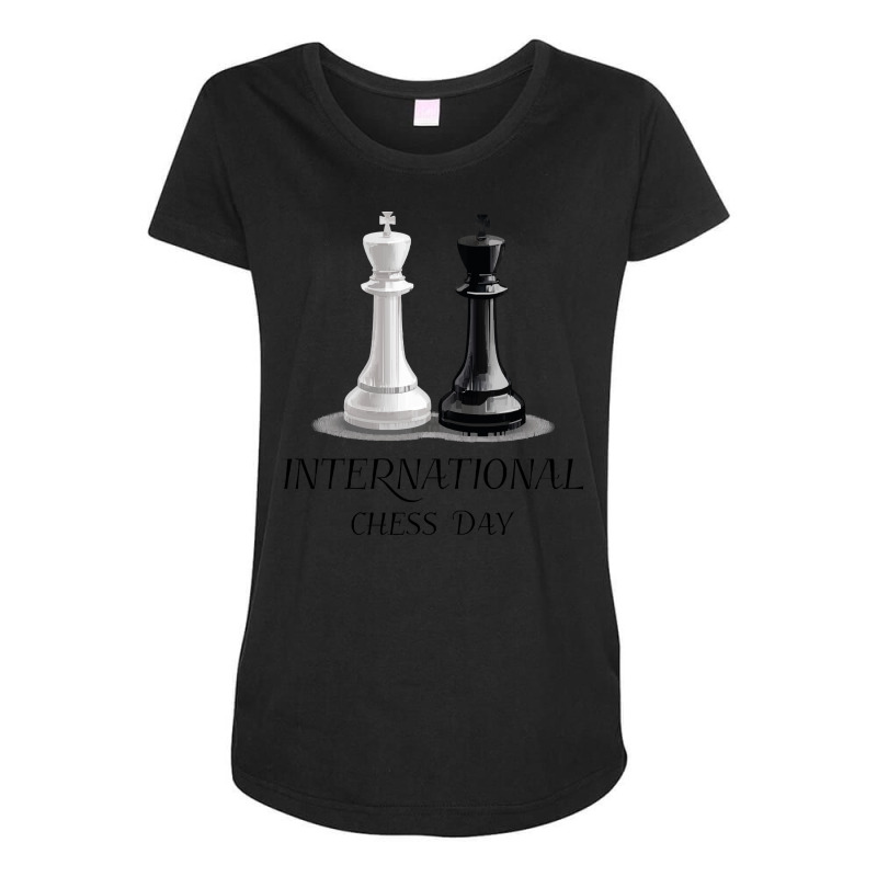 Chess Lover Gift T  Shirt International Chess Day Maternity Scoop Neck T-shirt by celestinofriesen922 | Artistshot