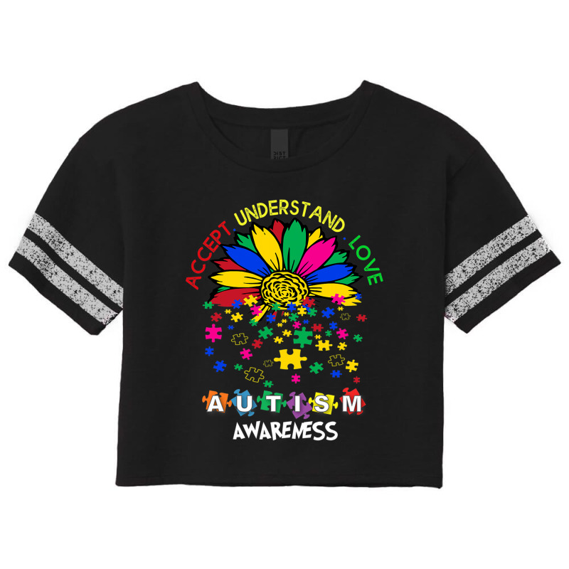 Autism Awareness Accept Understand Love Autism Scorecard Crop Tee by mrlee | Artistshot