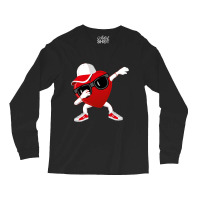 Funny Valentines Day Dabbing Heart For Kids Adults Valentine Long Sleeve Shirts | Artistshot