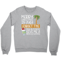 Summer Christmas T  Shirt Merry Christmas In July, Forget The Milk And Crewneck Sweatshirt | Artistshot