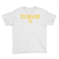 Bellingham Washington Drawing Of Sun Amber Print T Shirt Youth Tee | Artistshot