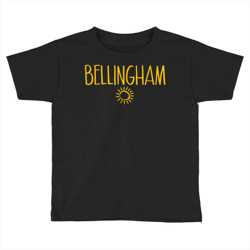 Bellingham Washington Drawing Of Sun Amber Print T Shirt Toddler T-shirt | Artistshot