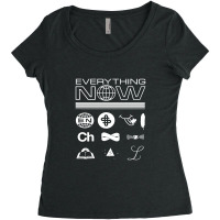 Arcade Fire Everything Now Women's Triblend Scoop T-shirt | Artistshot