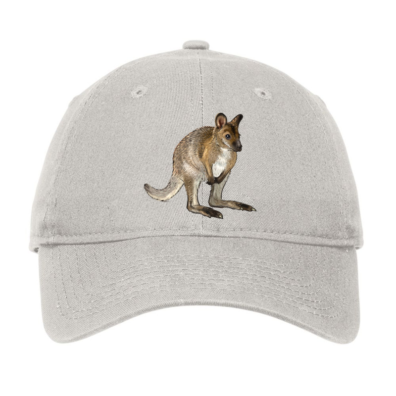 Hand Drawn Wallaby Animal Adjustable Cap by LillyAllenDesigns | Artistshot