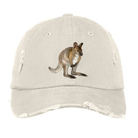 Hand Drawn Wallaby Animal Vintage Cap | Artistshot