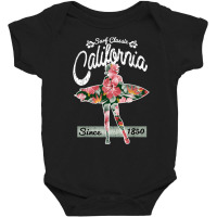 Vintage California Republic T Shirt Cali Life Home State Baby Bodysuit | Artistshot