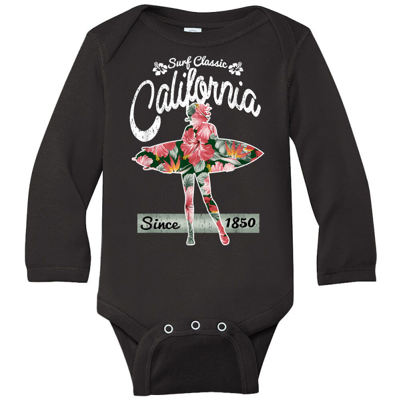 Vintage California Republic T Shirt Cali Life Home State Long Sleeve Baby Bodysuit by annalyneplacencia | Artistshot