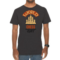 Chess Player Gifts T  Shirt International Chess Day Vintage T-shirt | Artistshot