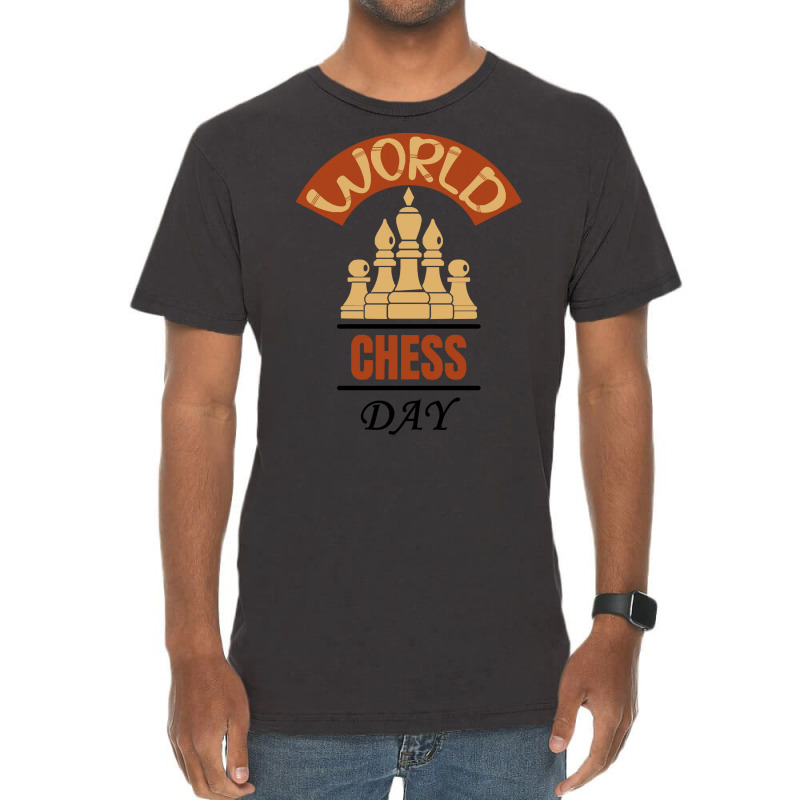 Chess Player Gifts T  Shirt International Chess Day Vintage T-Shirt by celestinofriesen922 | Artistshot