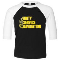 Unity Service Navigation Chief Phrase For Naval Cpo Toddler 3/4 Sleeve Tee | Artistshot