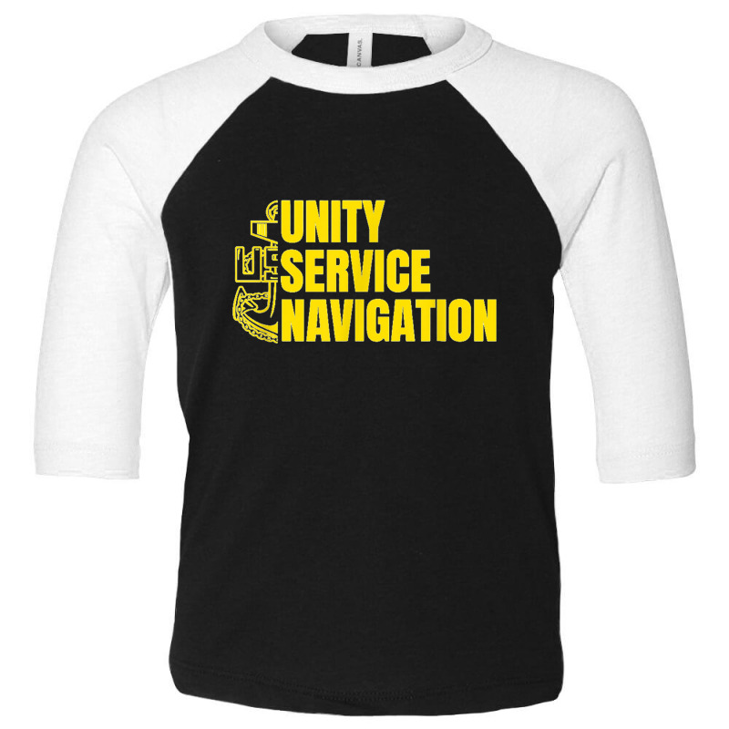 Unity Service Navigation Chief Phrase For Naval Cpo Toddler 3/4 Sleeve Tee by michaelnaher | Artistshot