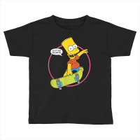 The Simpsons Bart Simpson Eat My Shorts T Shirt Toddler T-shirt | Artistshot