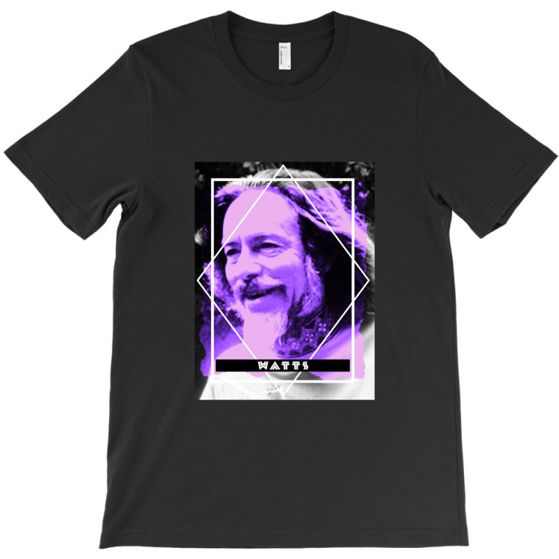 Alan Watts Glitch Aesthetic T-shirt | Artistshot