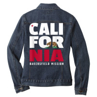 California Bakersfield Mission T Shirt Ladies Denim Jacket | Artistshot