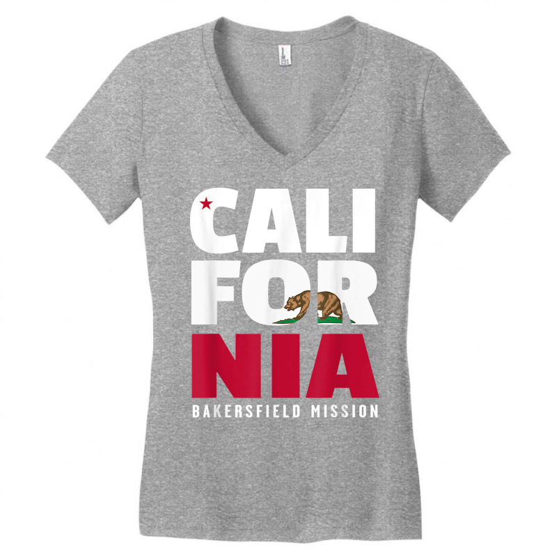 California Bakersfield Mission T Shirt Women's V-Neck T-Shirt by webberoliveria | Artistshot