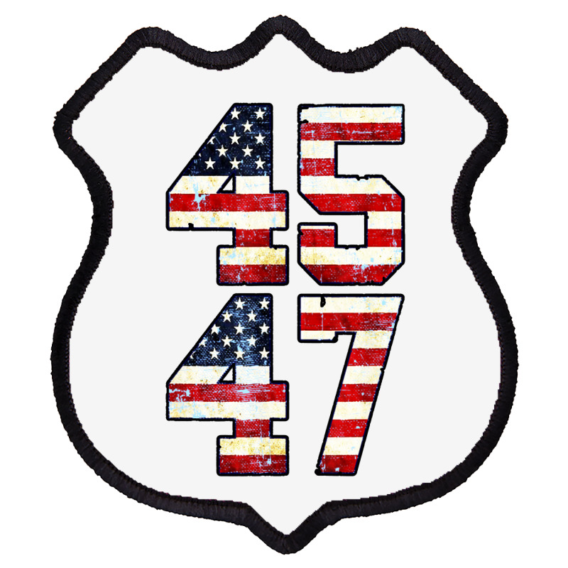 45 47 Save America Trump 2024 Shield Patch | Artistshot