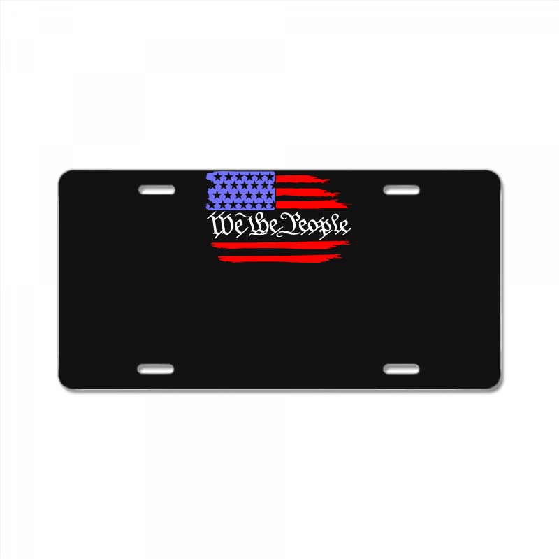 American Flag We The People License Plate By Satrio Art - Artistshot