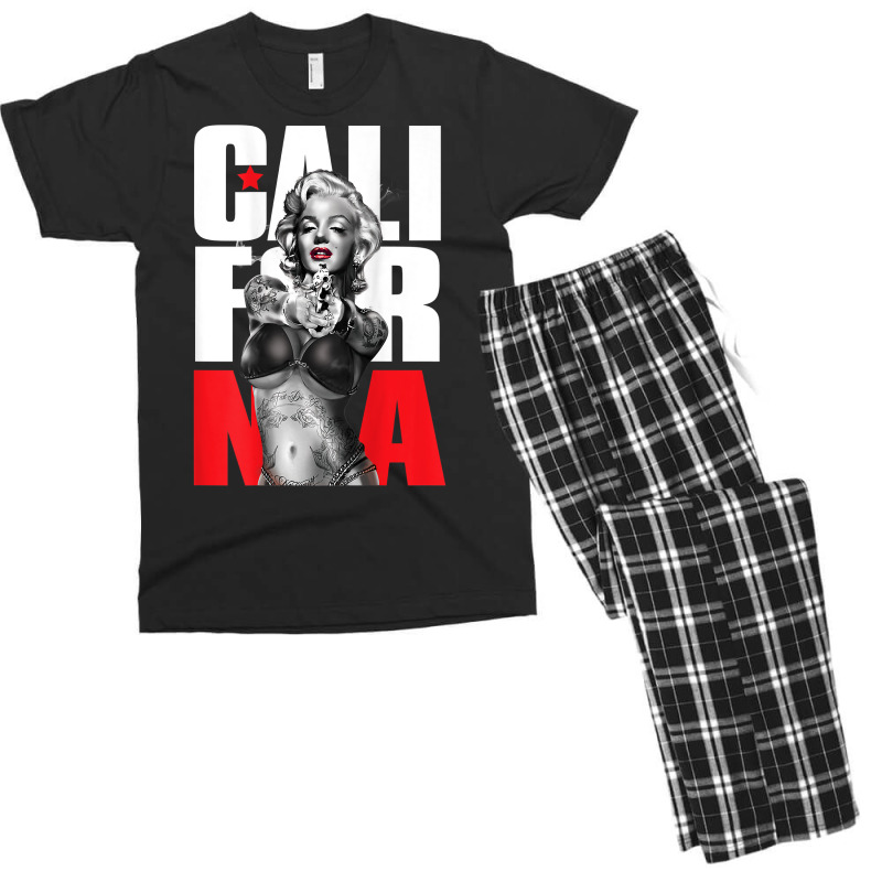 Premium Vintage California Republic Tshirt Cali Life Love La Men's T-shirt Pajama Set by nycerecoverdell | Artistshot