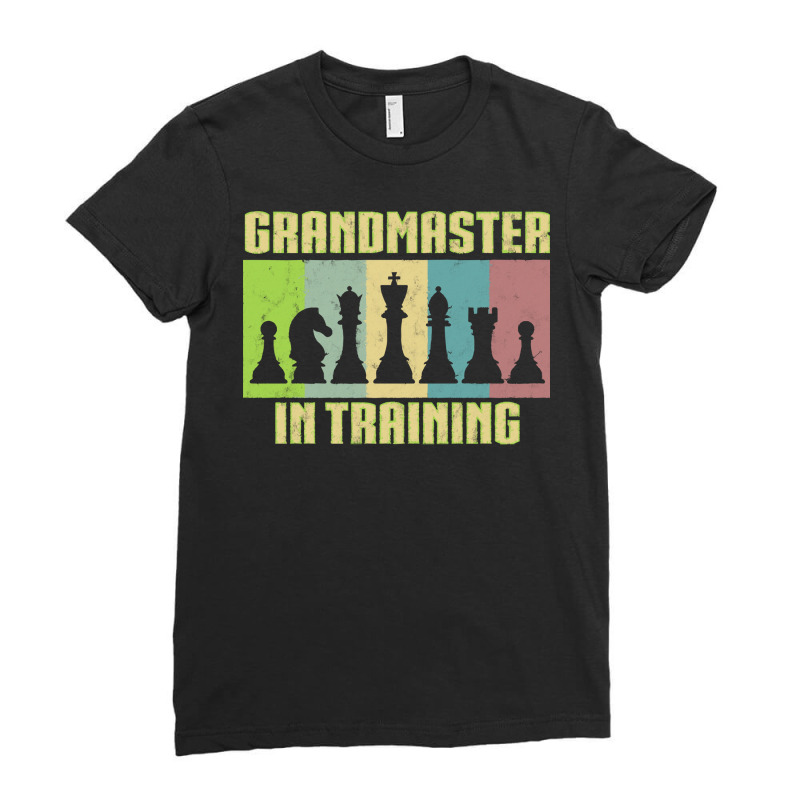 Chess Player T  Shirt Grandmaster In Training T  Shirt Ladies Fitted T-shirt | Artistshot